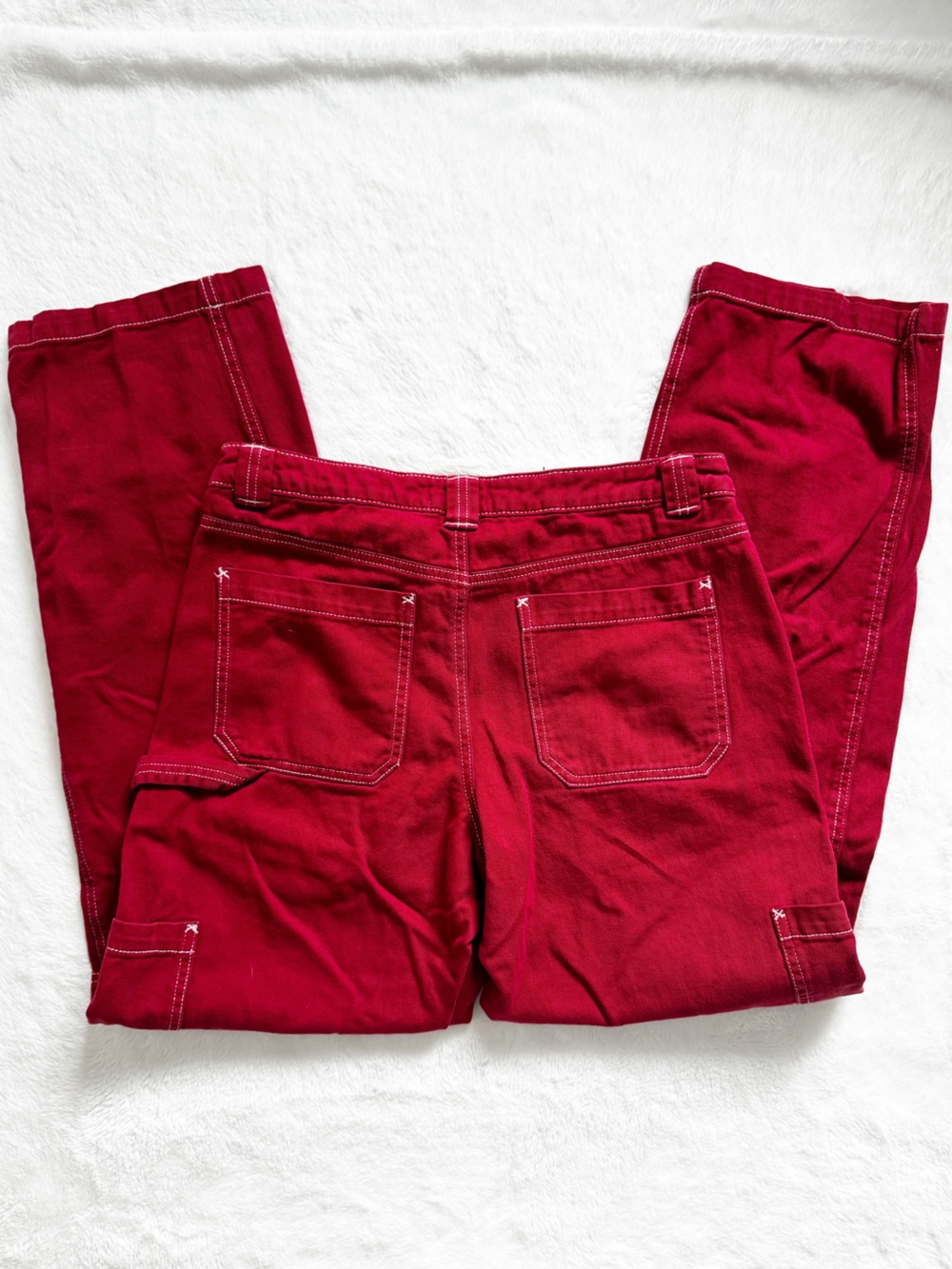GARAGE | Dani Carpenter Pants In Crimson red - Picture 6 of 11